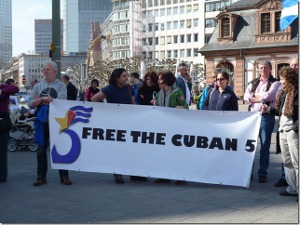 Demonstration Freiheit für die fünf Kubaner, 17. März 2012 in Frankfurt