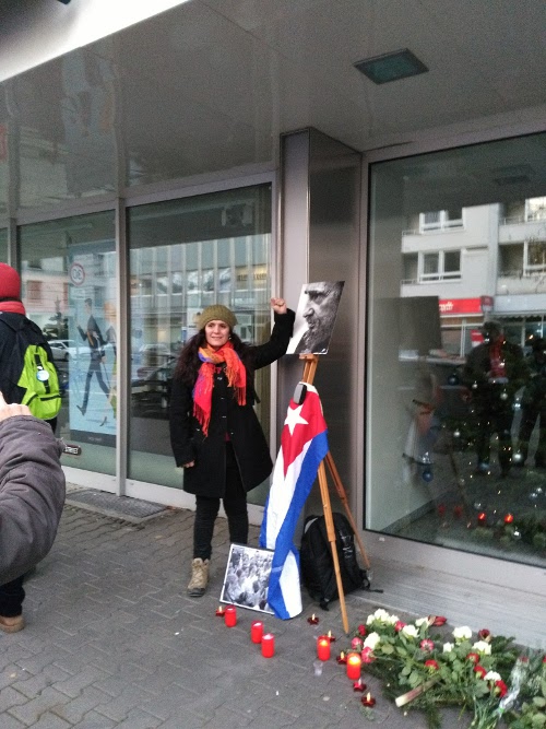 Gedenkfeier für Fidel Castro in Frankfurt