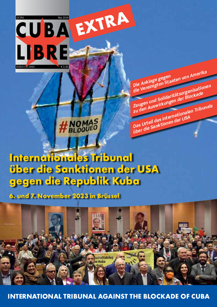 CUBA LIBRE  Extraausgabe - Internationales Tribunal gegen die US-Blockade