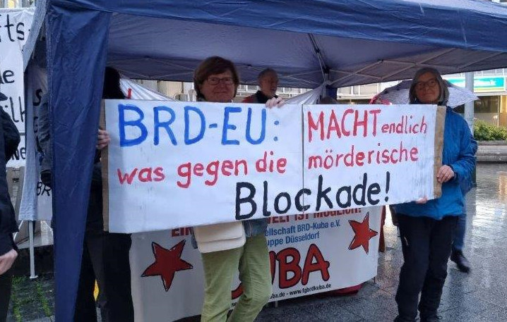 Kundgebung: Unblock Cuba! in Düsseldorf