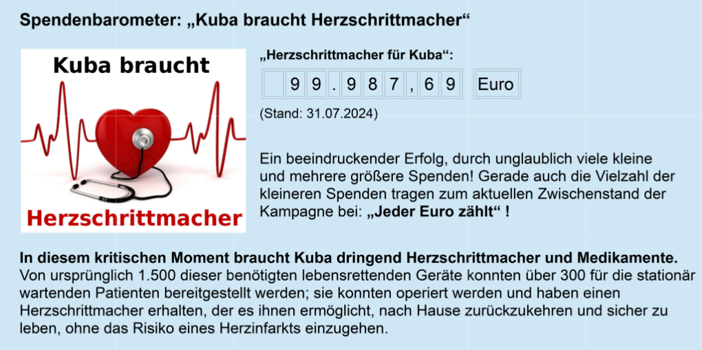 Spendenbarometer Herzschrittmacher