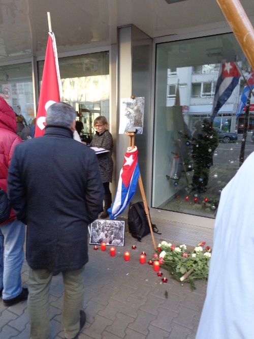 Gedenkfeier für Fidel Castro in Frankfurt