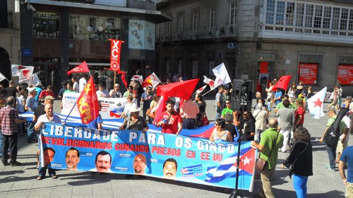 Demonstration in Pontevedra