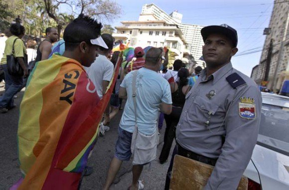 Schwulen- und Lesbendemo, Havanna 14.5.2011