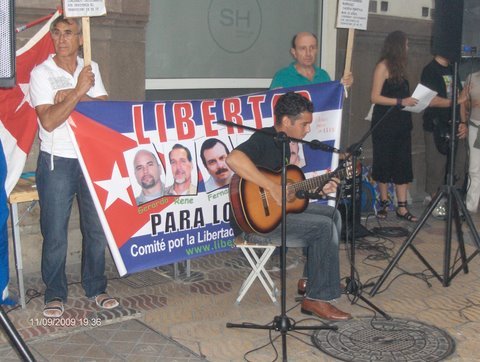 Internationaler Aktionstag Cuban 5 - Valencia