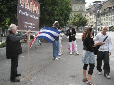Internationaler Aktionstag Cuban 5 - Basel