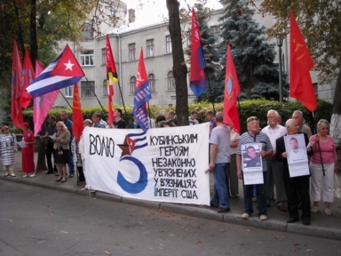 Internationaler Aktionstag Cuban 5 - Kiew