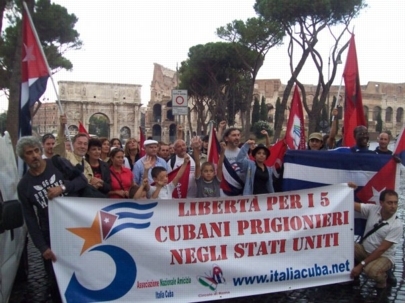 Internationaler Aktionstag Cuban 5 - Rom