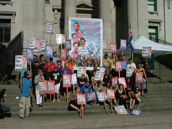 Internationaler Aktionstag Cuban 5 - Vancouver