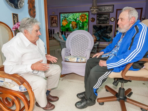 Fidel Castro und José Mujicao