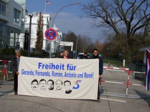 Aktionstag Freiheit für die fünf Kubaner, 17. März 2012 in Berlin
