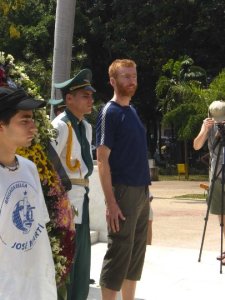 Kranzniederlegung José Martí in Havanna