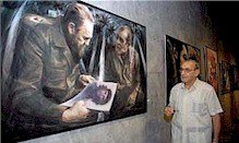 Ausstellung zu Ehren Fidels 