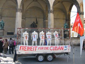 Aktionstag Freiheit für die fünf Kubaner, 17. März 2012 in Düsseldorf