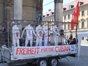 Aktionstag Freiheit für die fünf Kubaner, 17. März 2012 in München