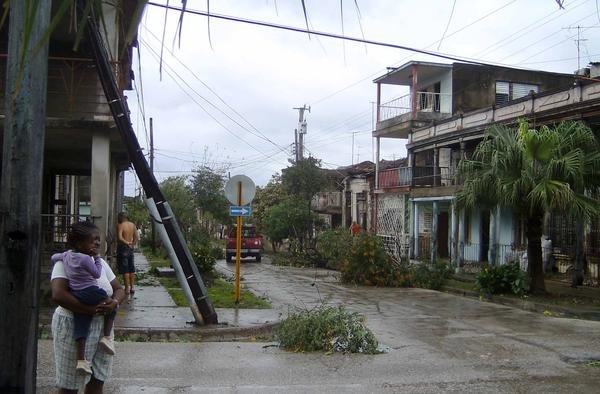 Hurrikan Sandy über Cuba