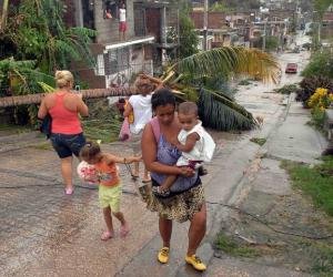 Hurrikan Sandy über Cuba