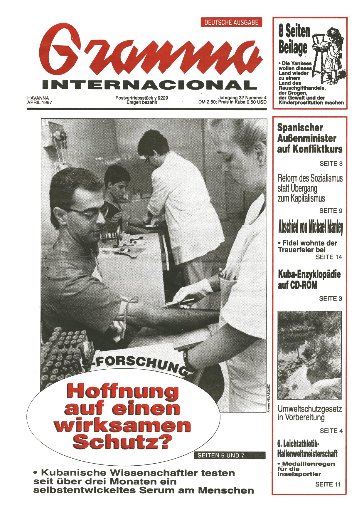 Granma Internacional April 1997