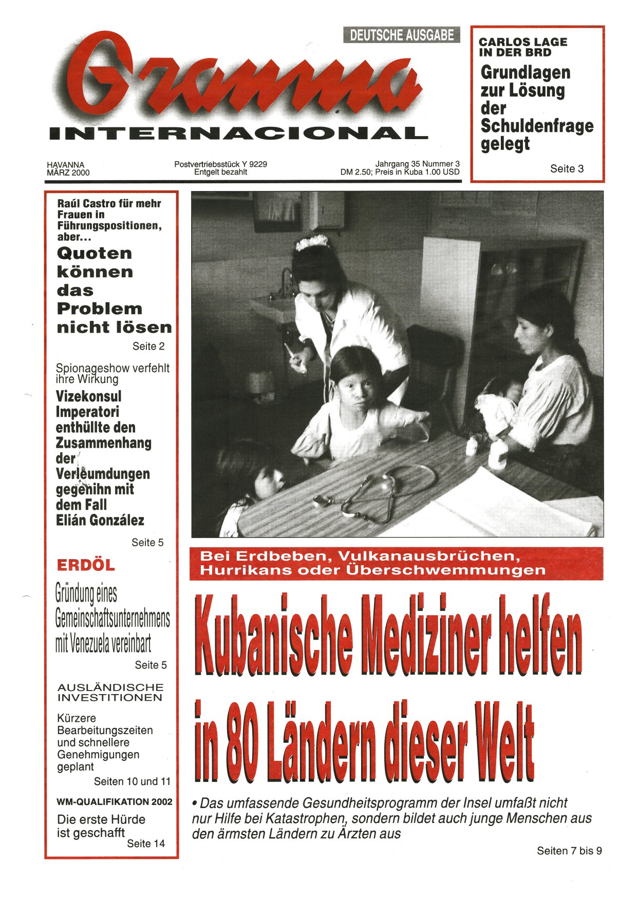 Granma Internacional März 2000