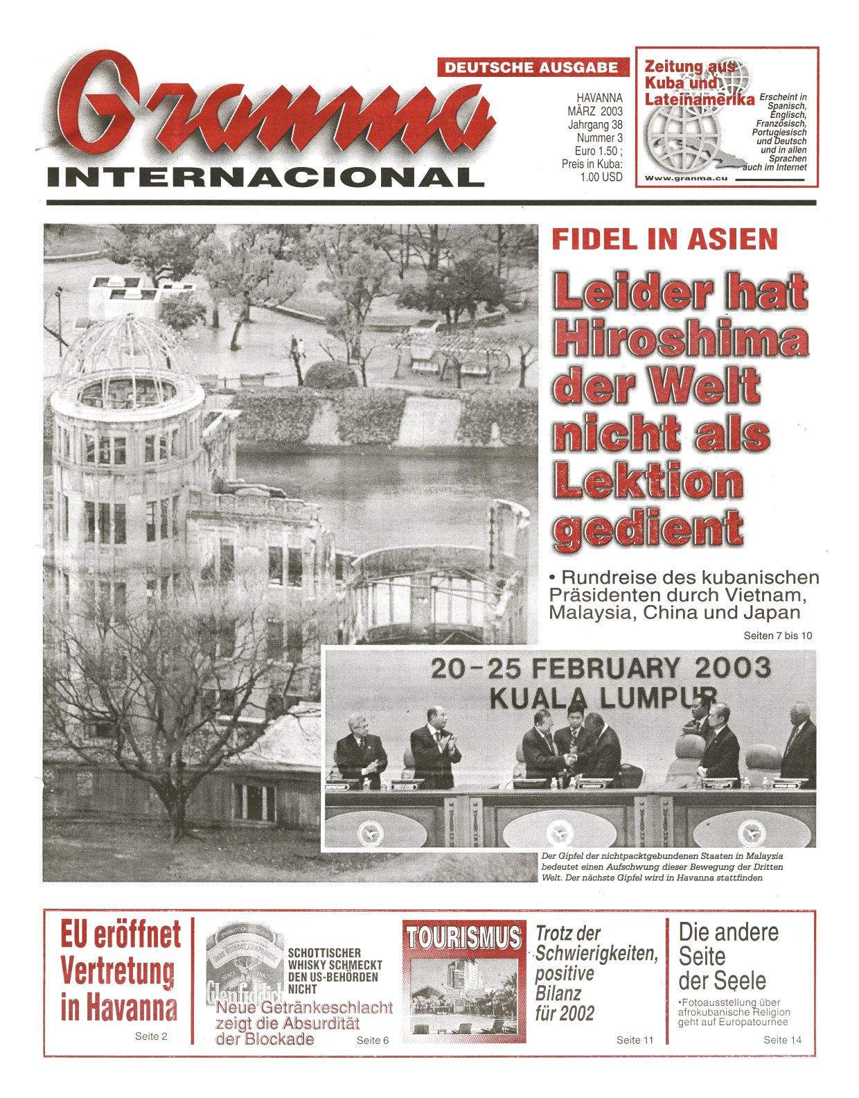 Granma Internacional März 2003