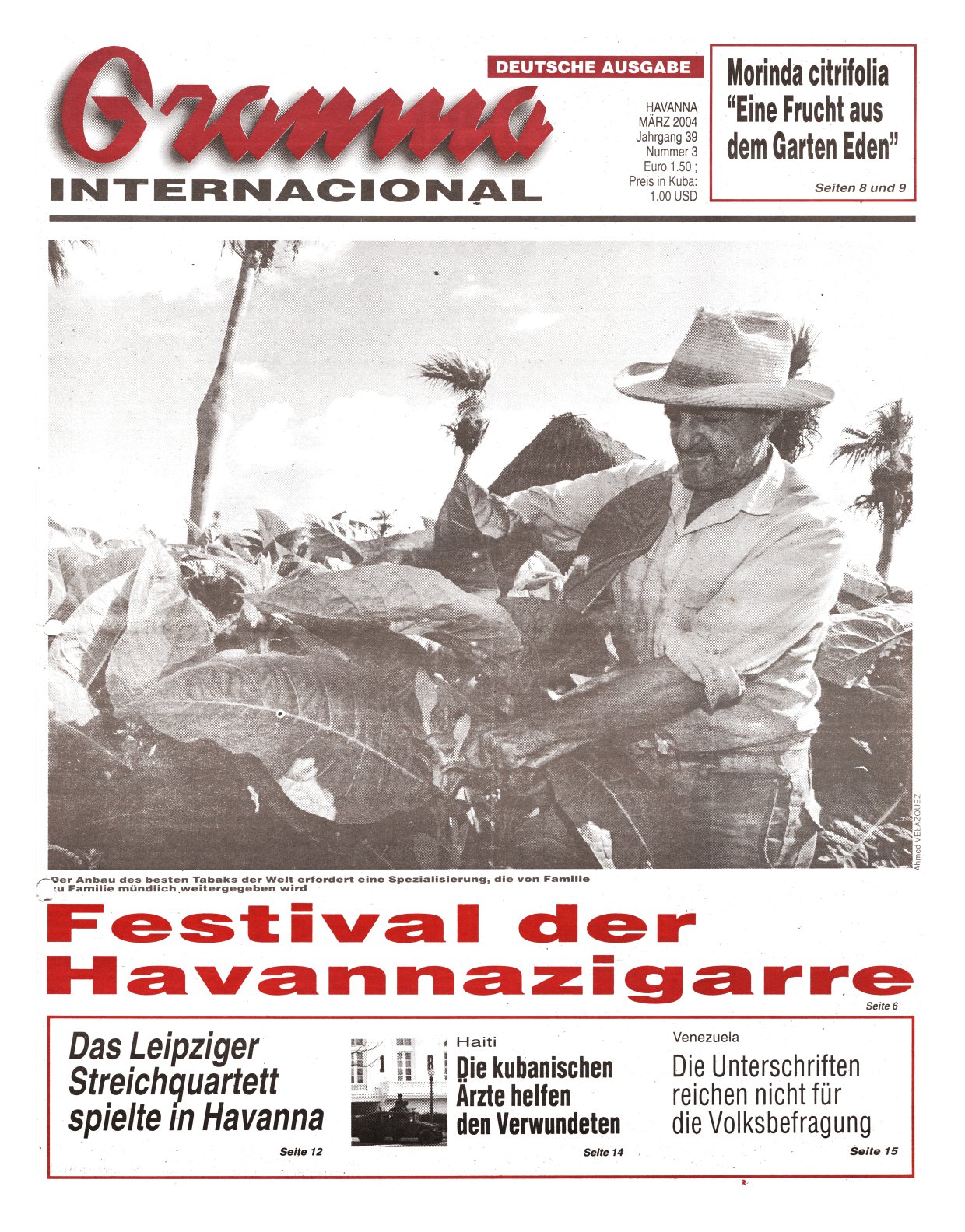 Granma Internacional März 2004