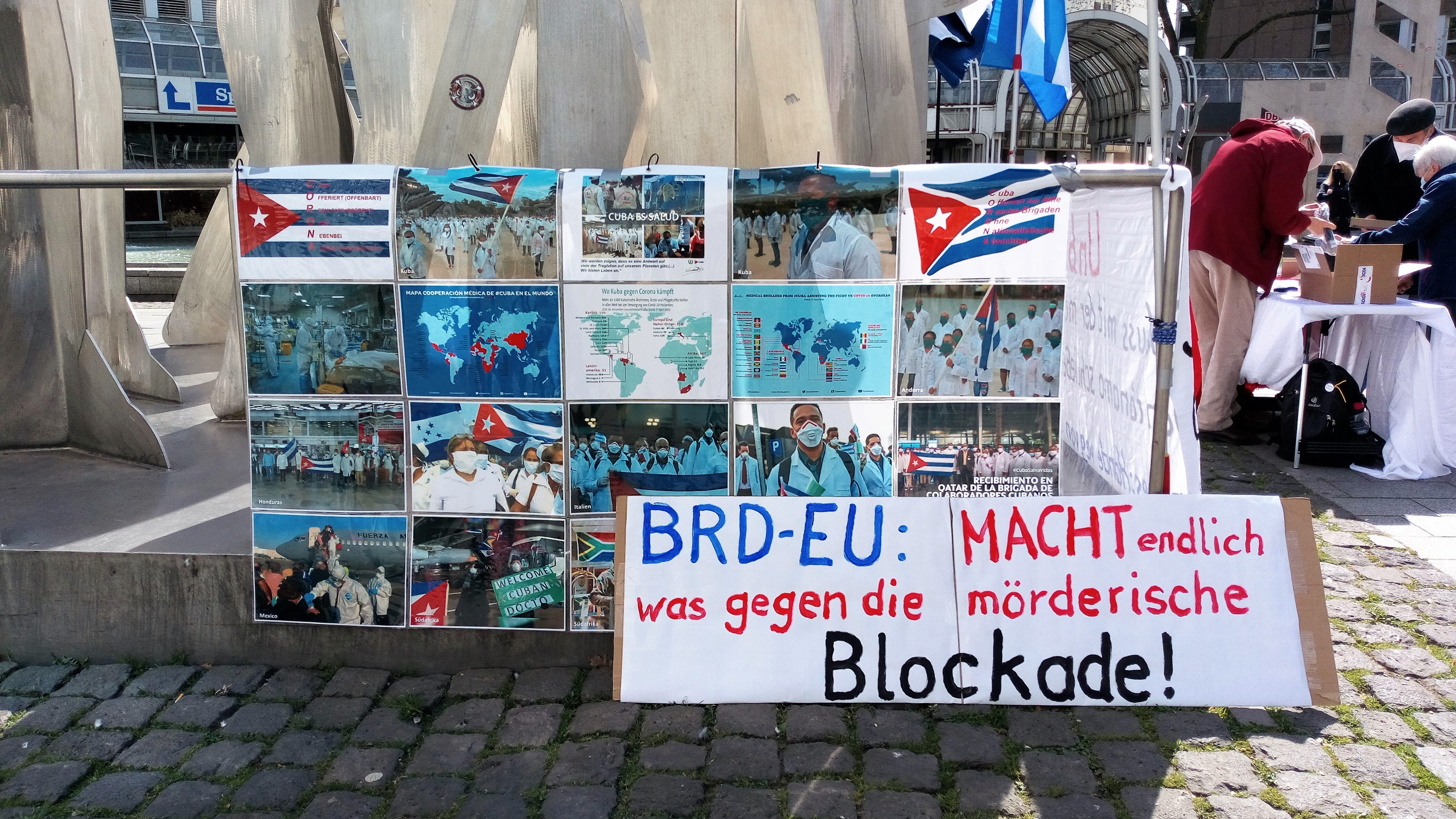 UnblockCuba-Aktion Düsseldorf