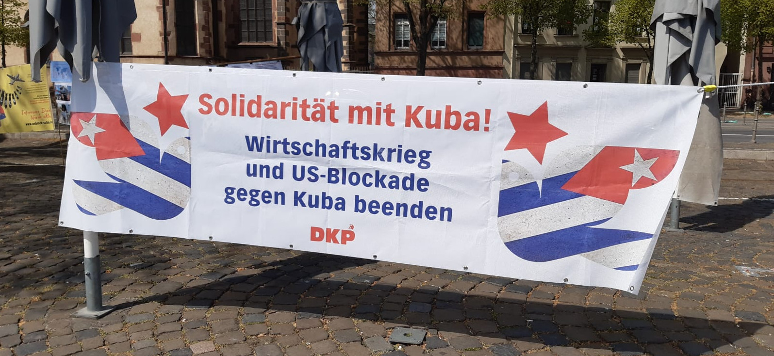 UnblockCuba-Aktion Frankfurt