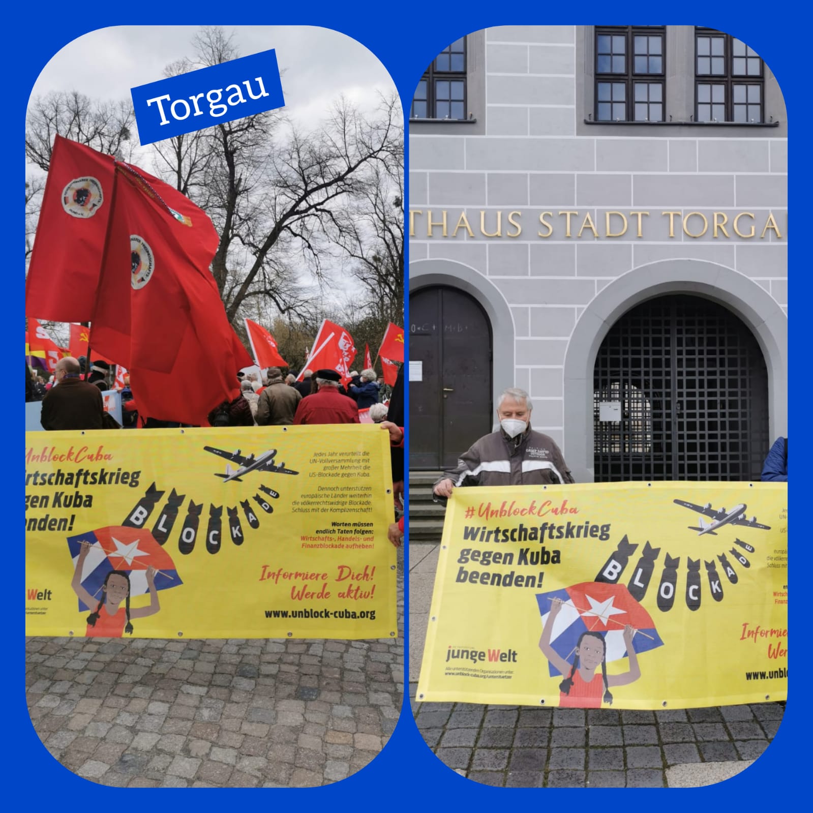 UnblockCuba-Aktion Torgau
