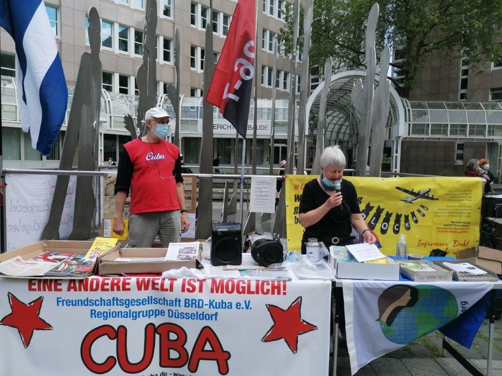 #UnblockCuba-Aktion Düsseldorf