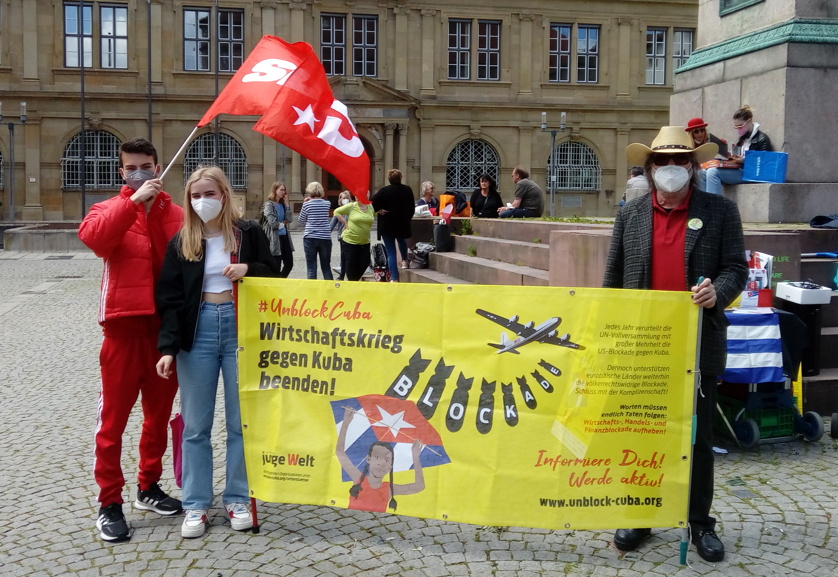 #UnblockCuba-Aktion Stuttgart