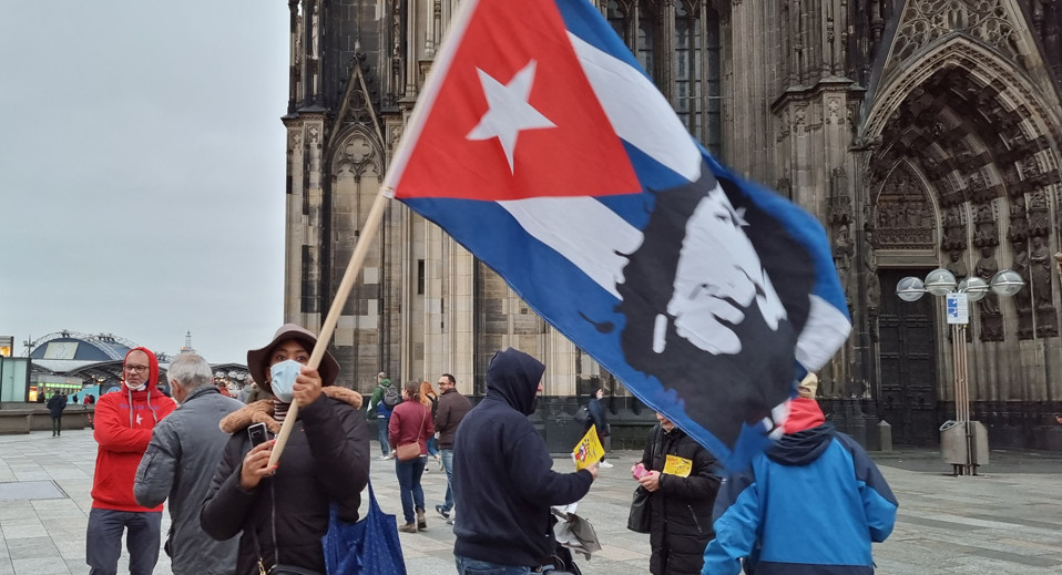 Kundgebung "Hände weg von Kuba" am 15.11. in Köln