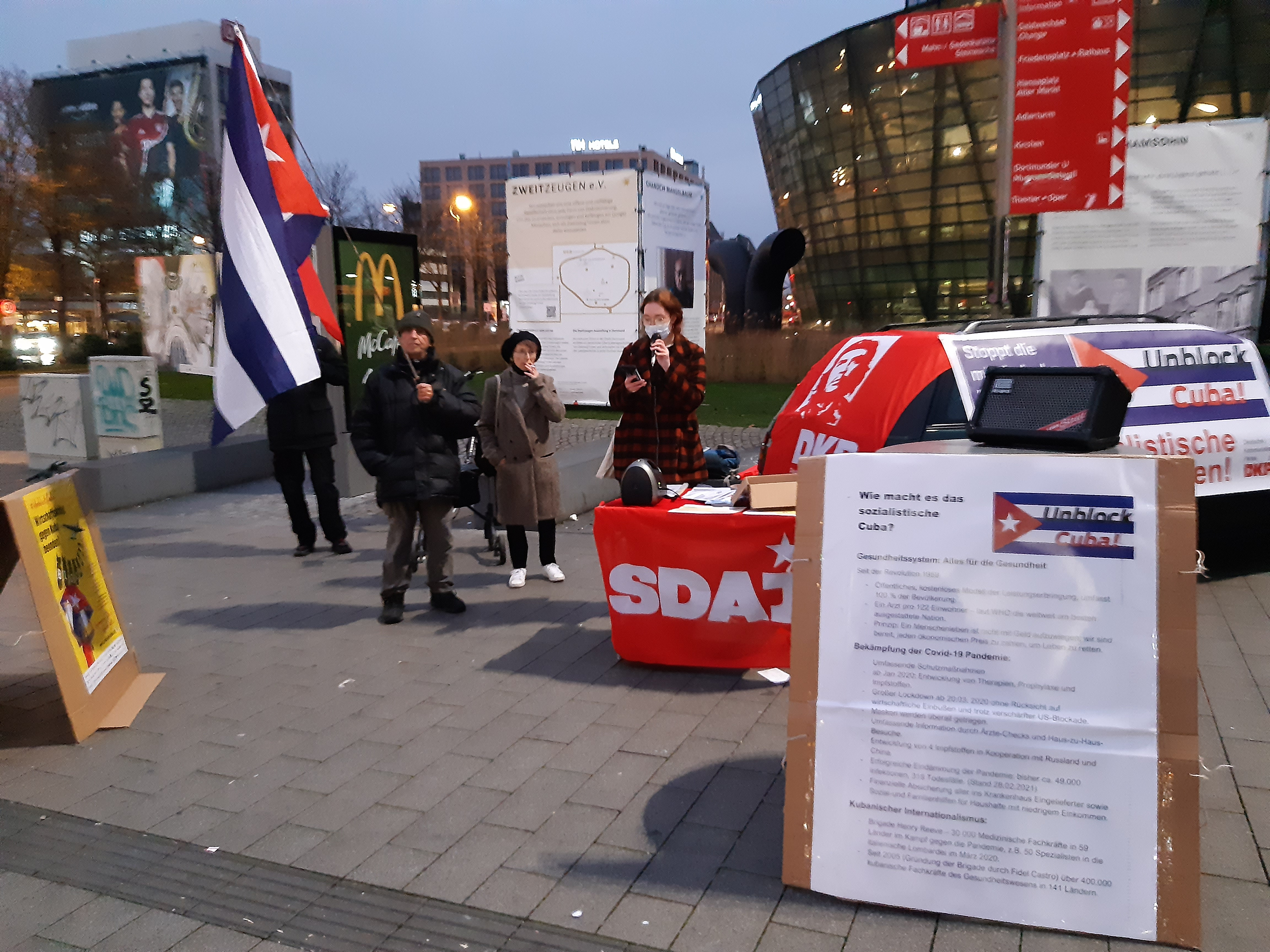Dortmund: Solidarität mit dem sozialistischen Cuba