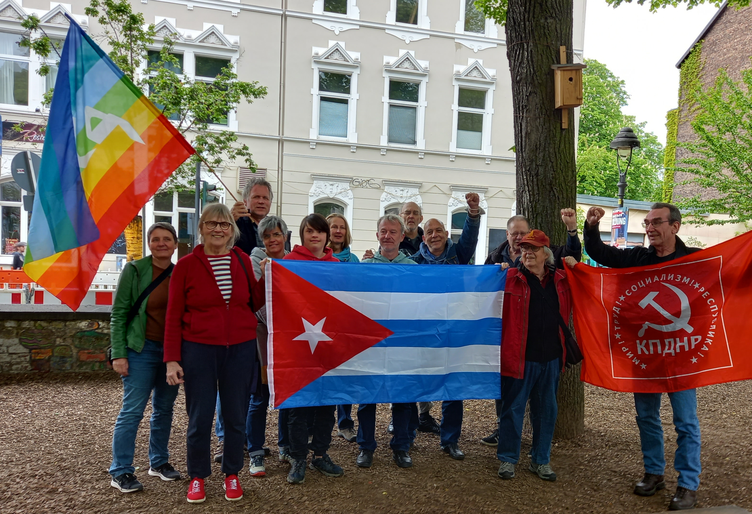 Kuba-Solidarität am 1.-Mai in Bonn