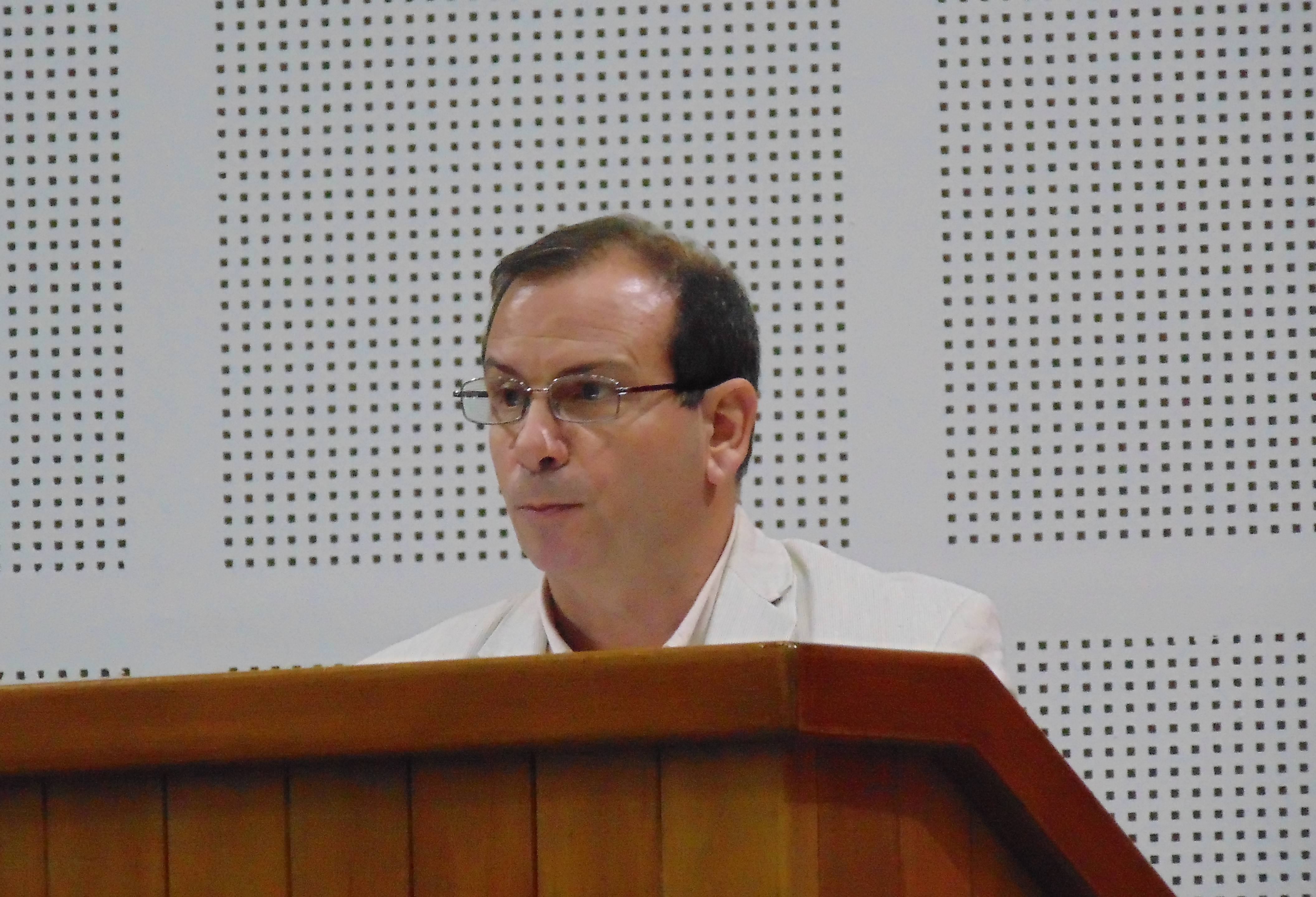Fernando González auf dem Treffen der Solidarität mit Kuba