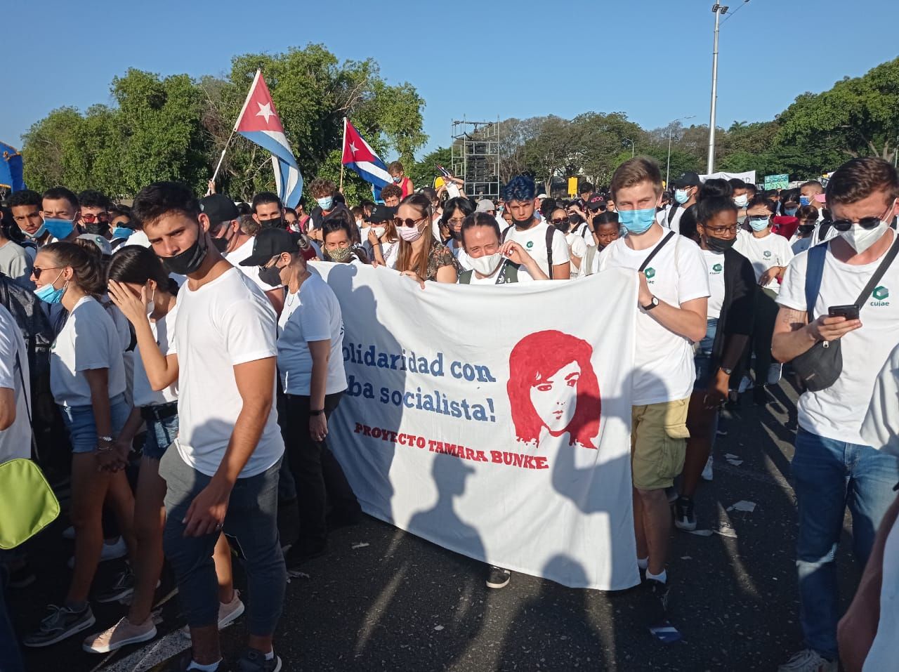 Die Bunkistas am 1. Mai in Havanna