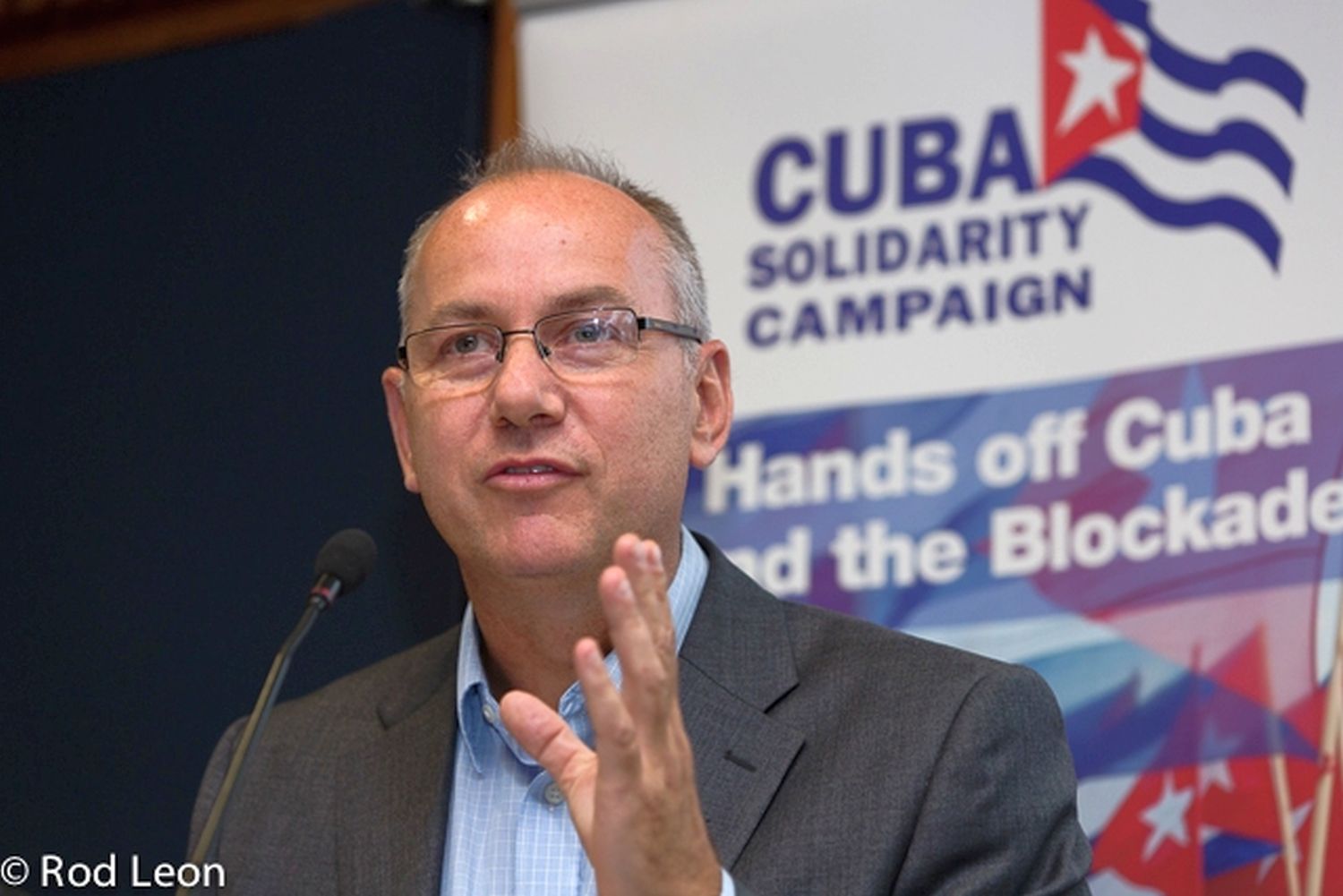 Robert Miller, Direktor der Cuba Solidarity Campaign
