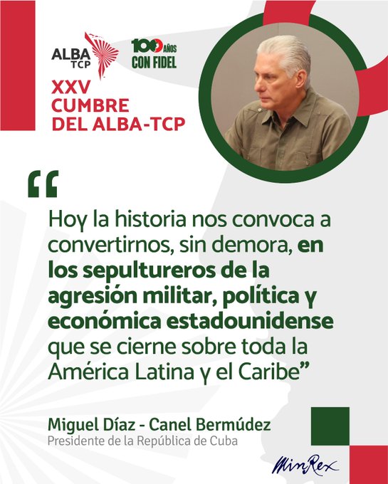 D&iacute;az-Canel - ALBA-Gipfel 2015