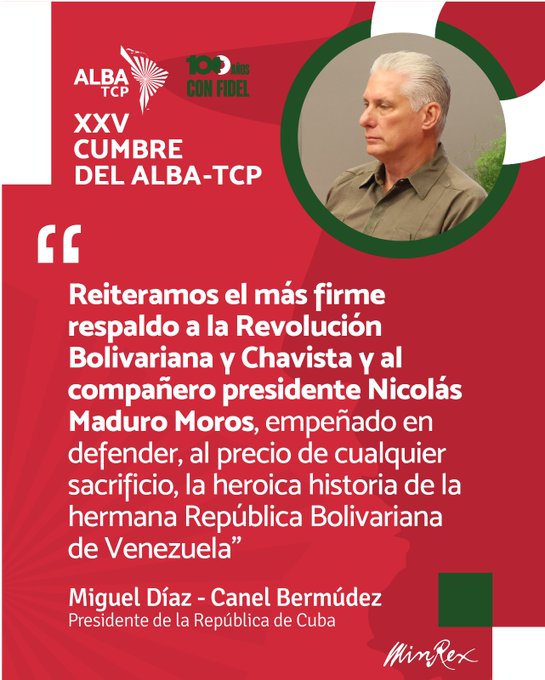 D&iacute;az-Canel - ALBA-Gipfel 2015