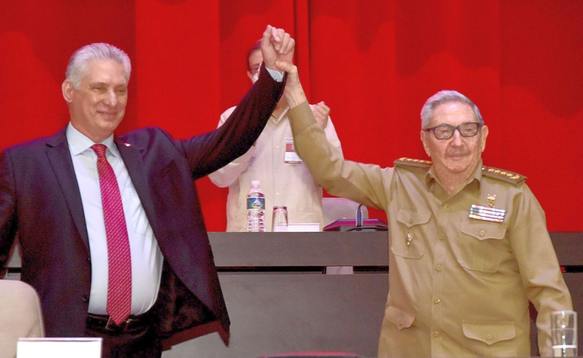 Raúl Castro und Miguel Mario Díaz-Canel