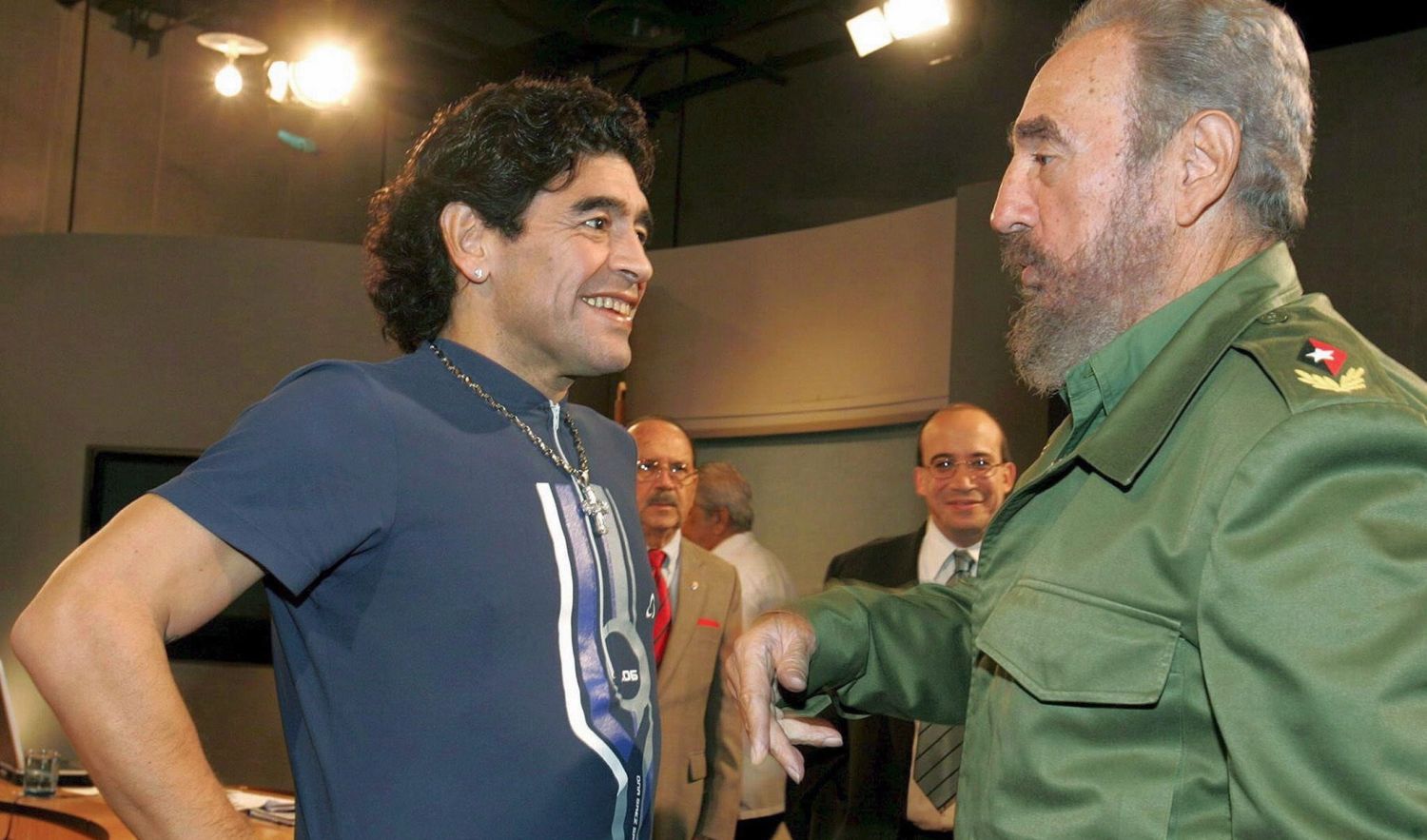 Fidel Castro und Diego Maradona