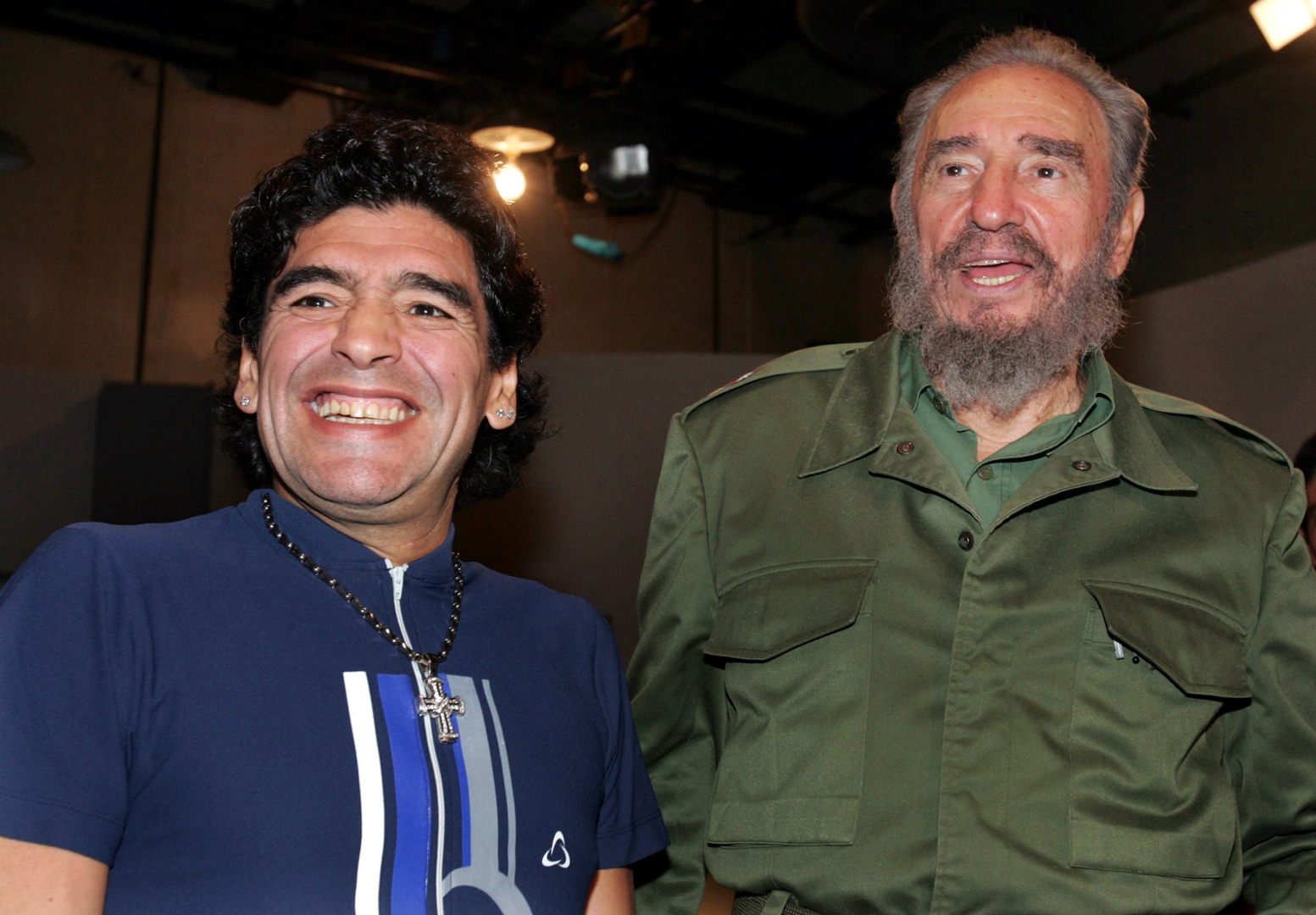 Diego Maradona und Fidel Castro