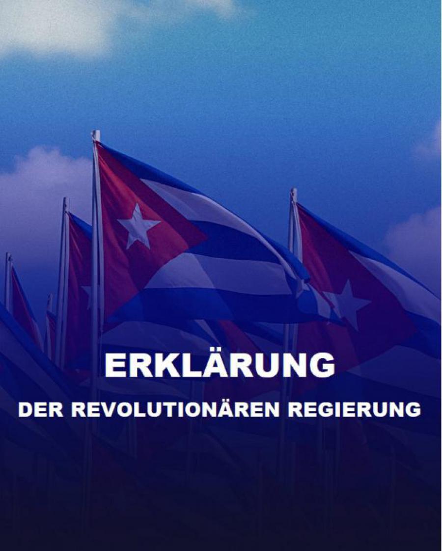 Erkl&auml;rung der Revolution&auml;ren Regierung