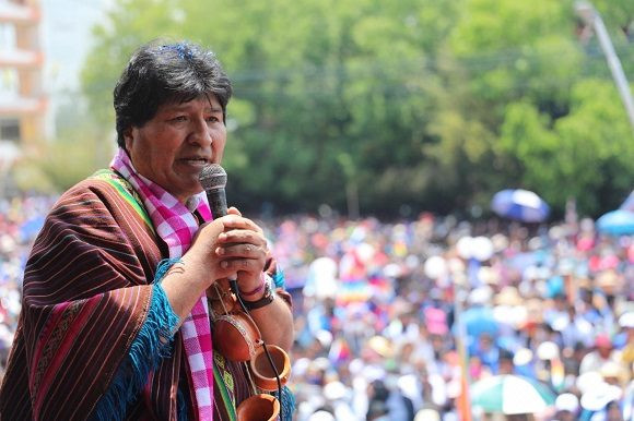 Evo Morales ist zurück in seiner Heimat