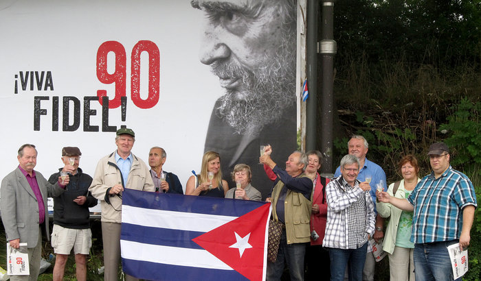 "Viva Fidel" In Chemnitz