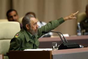 Fidel Castro 2005 im Palacio de las Convenciones