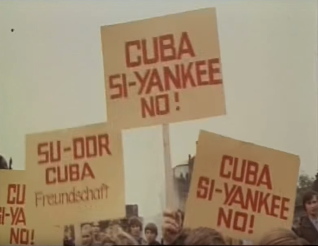 Cuba Si - Yankee No!, Kundgebung in Dresden, 16. Juni 1972