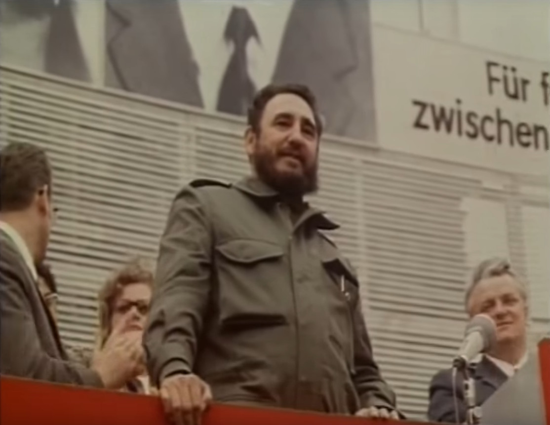 Fidel Castro in Dresden 1972