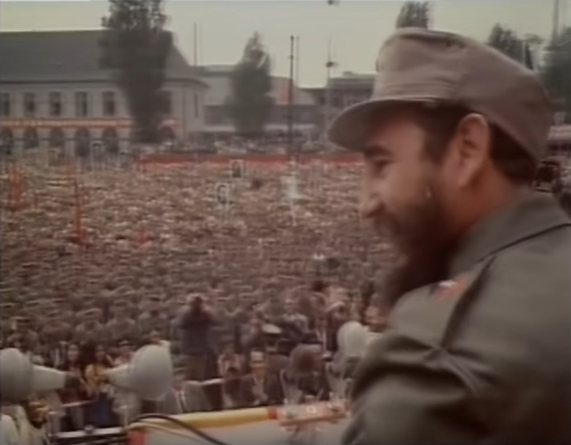 Fidel Castro, Kundgebung in Leuna, 15. Juni 1972
