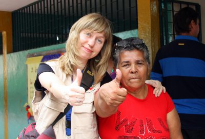 Katja Klüßendorf, Wahlbeobachterin in Venezuela