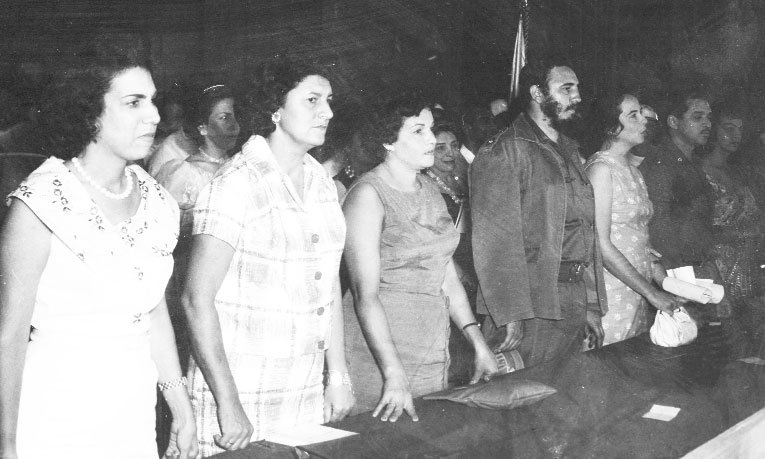 Gründungsveranstaltung des Kubanischen Frauenverbandes (FMC)